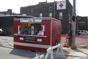 coney dog stand